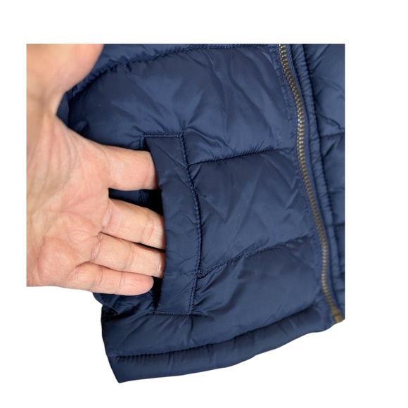 Janie and Jack Navy Blue Toddler Puffer Jacket Size 12-18 Months - Picture 4 of 12